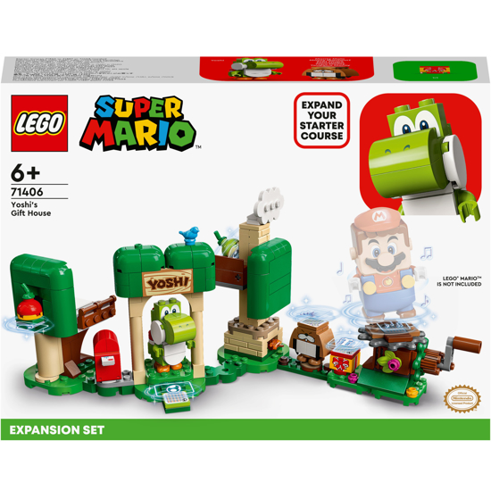 Poza cu LEGO® Super Mario™ - Set de extindere - Casa cu cadouri a lui Yoshi 71406, 246 piese