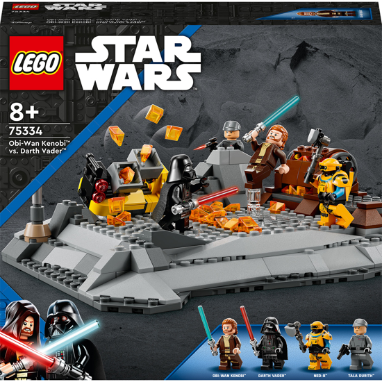 Poza cu LEGO® Star Wars™ - Obi-Wan Kenobi™ vs. Darth Vader™ 75334, 408 piese