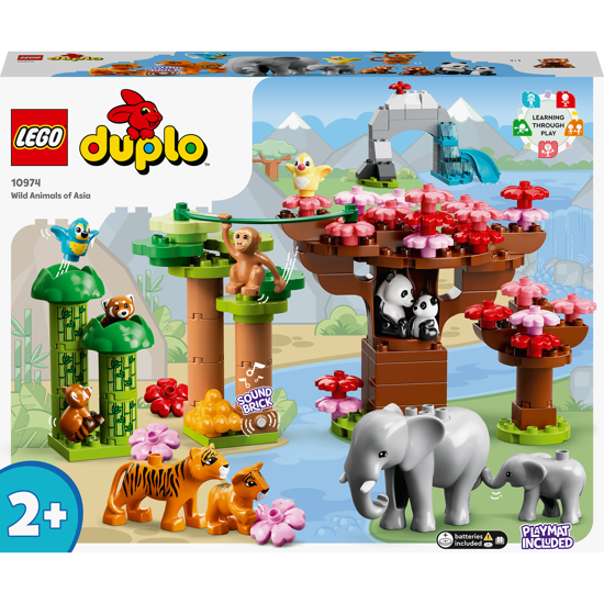 Poza cu LEGO® DUPLO® - Animale salbatice din Asia 10974, 117 piese