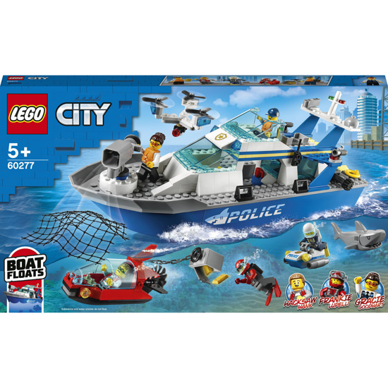Poza cu LEGO City - Nava de patrulare a politiei 60277, 276 piese