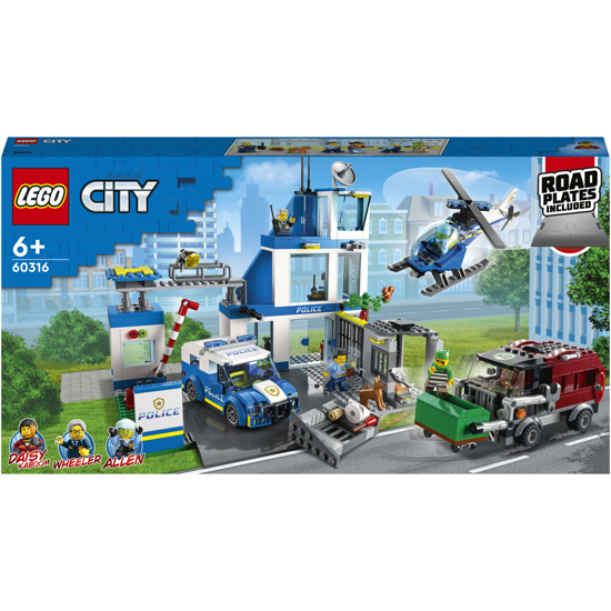 Снимка на LEGO® City - Sectie de politie 60316, 668 piese
