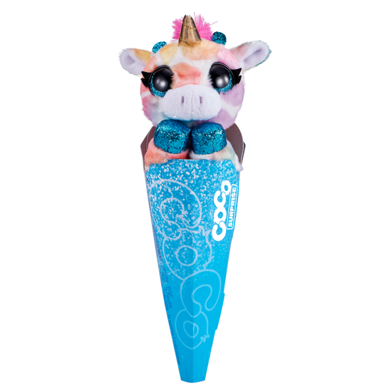 Poza cu Plus Coco cone Fantasy Unicorn Squish Girafa 9608-S