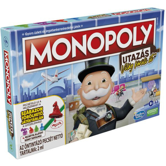 Poza cu Joc Monopoly - Travel World Tour, limba maghiara HSF4007165