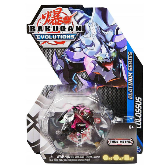 Poza cu Figurina metalica Bakugan Evolutions Platinum S4, Colossus SPM 20135944