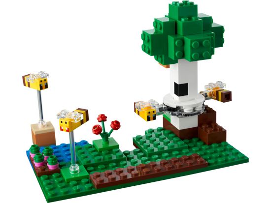 Poza cu LEGO® Minecraft - Casuta albinelor 21241, 254 piese
