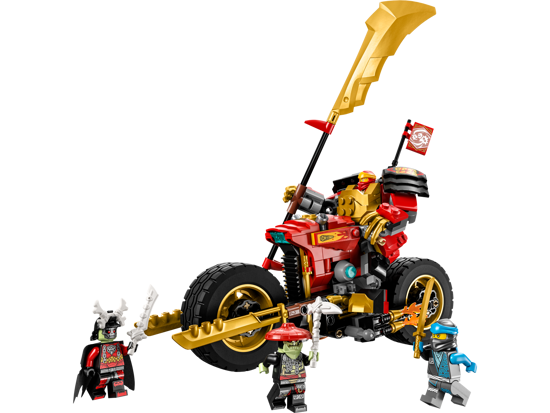 Poza cu LEGO® Ninjago - Motocicleta robot EVO a lui Kai 71783, 312 piese