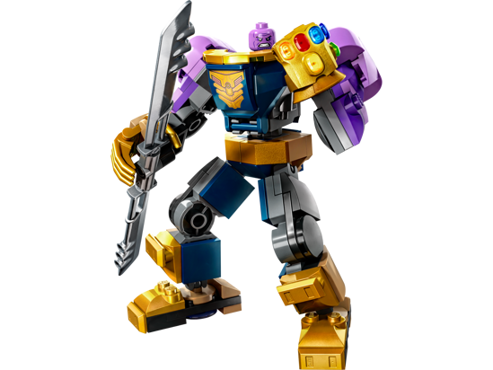 Poza cu LEGO® Super Heroes - Armura de robot a lui Thanos 76242, 113 piese