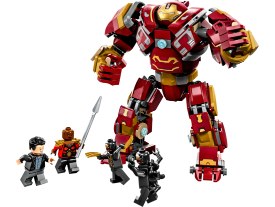 Poza cu LEGO® Super Heroes - Hulkbuster: Batalia din Wakanda 76247, 385 piese 