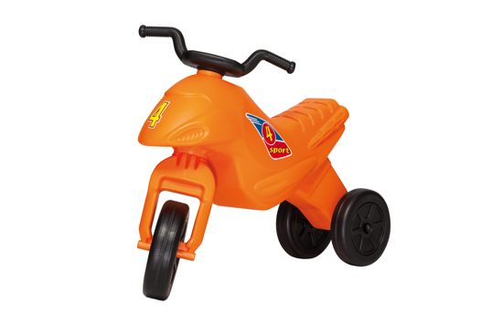 Poza cu Motocicleta copii cu trei roti fara pedale mediu culoarea portocaliu