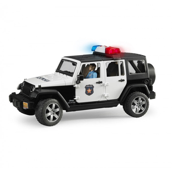 Poza cu Vehicul de poliție Bruder Jeep Wrangler Unlimited Rubicon 02526
