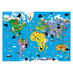Poza cu Magic puzzle Galt, harta lumii cu animale, 1005464