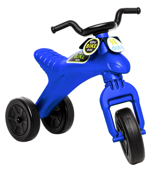 Poza cu Motocicleta copii cu trei roti fara pedale EDU Bike Albastru