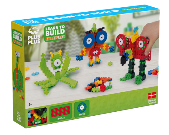 Poza cu Puzzle Plus Plus Invata sa construiesti creaturi 240 piese 3907