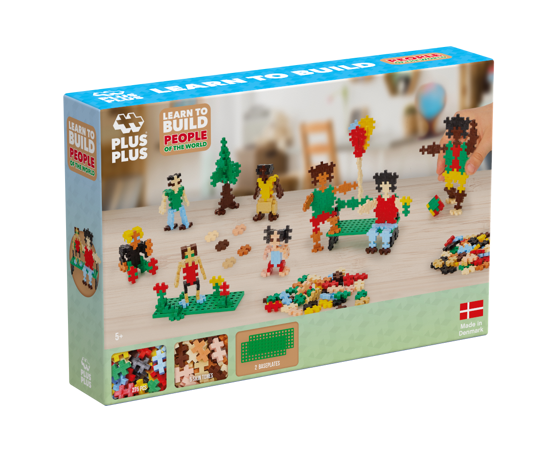Poza cu Puzzle Plus Plus Invata sa construiesti oamenii Lumii 275 piese 3933