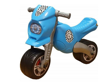 Poza cu Motocicleta copii cu doua roti fara pedale Cross 8 motor, albastru