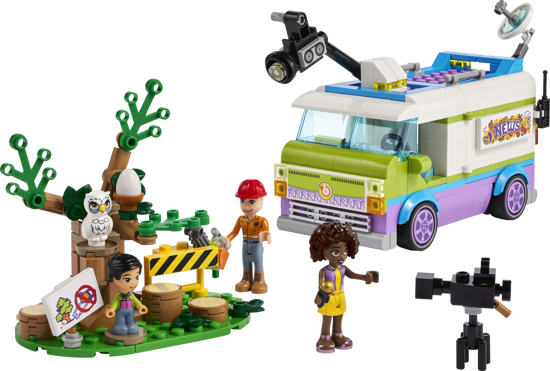 Poza cu LEGO® Friends - Studioul mobil de stiri 41749, 446 piese 