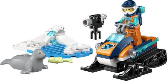 Poza cu LEGO® City - Snowmobil de explorare arctica 60376, 70 piese 