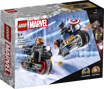 Poza cu LEGO Marvel, Motocicletele lui Black Widow si Captain America, 76260