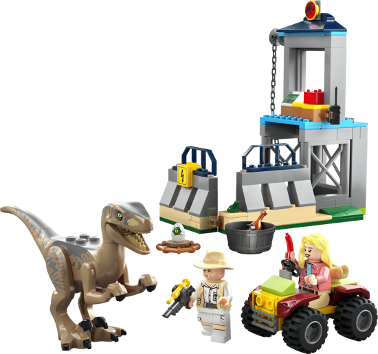 Poza cu LEGO® Jurassic World - Evadarea unui Velociraptor 76957, 137 piese 