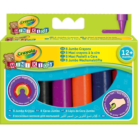 Poza cu Set creioane cerate colorate Jumbo, 8 buc, Crayola 81-0080