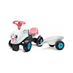 Poza cu Tractor pentru copii cu remorca, roz, FK 206B