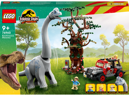 Poza cu LEGO® Jurassic World - Descoperirea unui Brachiosaurus 76960, 512 piese