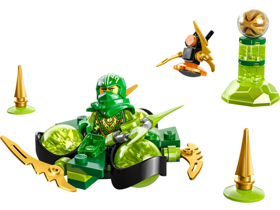 Poza cu LEGO® Ninjago - Rotirea Spinjitzu al lui Lloyd cu puterea dragonului 71779, 56 piese