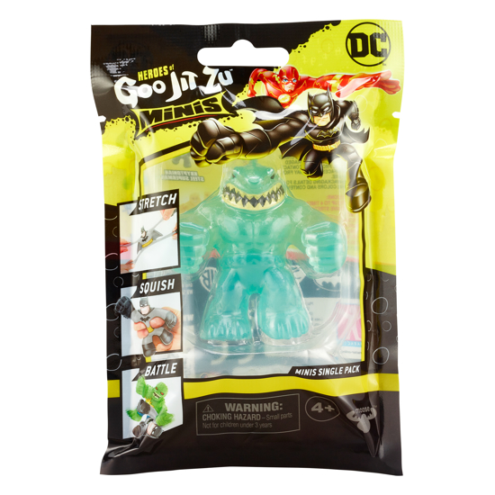 Poza cu Figurina elastica Goo Jit Zu Minis DC S4 King Shark Transculent 41395-41501