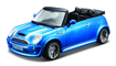 Poza cu Macheta Masinuta Bburago 1:32 Mini Cooper S Cabriolet Albastru Metalizat, BB43100-43041