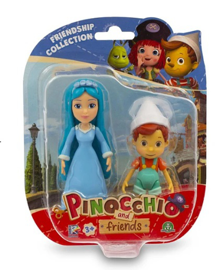 Poza cu Figurina Pinocchio si Prietenii 9 cm Pinocchio si Zana cu par turcoaz FAPNH02000/PTF
