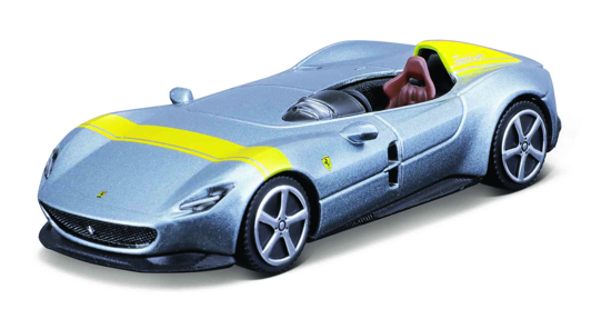 Poza cu Macheta masinuta Bburago scara 1/43 Ferrari Monza SP1, gri si galben, BB36000/36046