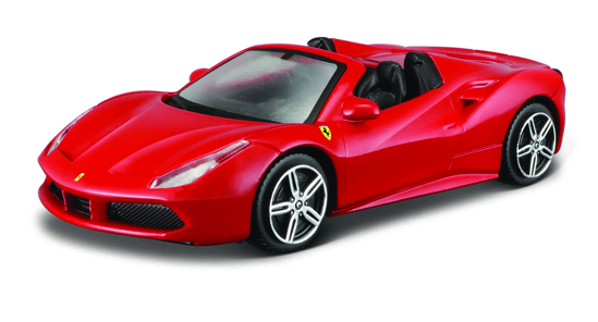Poza cu Macheta masinuta Bburago scara 1/43 Ferrari 488 Spider, rosu, BB36000/36026R