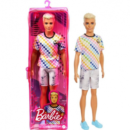 Poza cu Papusa Barbie Fashionistas - Ken cu tinuta lejera de vara