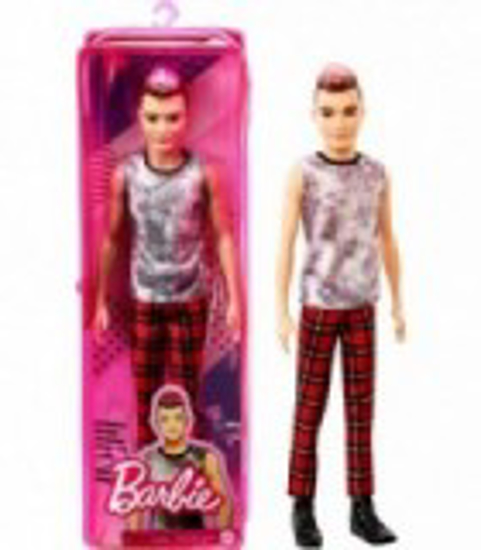 Poza cu Papusa Barbie Fashionistas - Ken cu tinuta punk