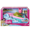 Poza cu Set de joaca Barbie, Papusa cu barca si accesorii