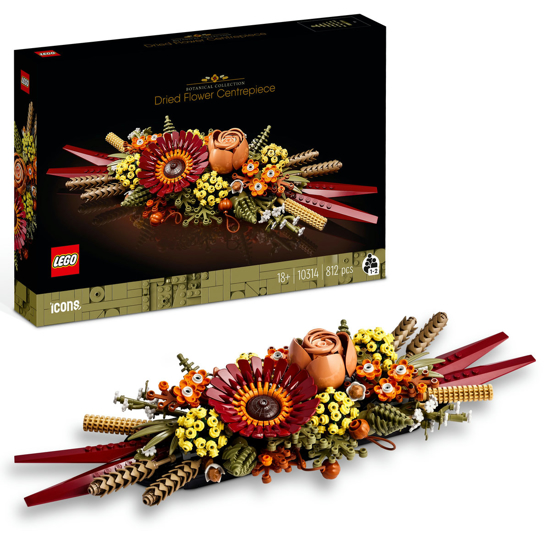 Poza cu LEGO® Creator Expert - Ornament din flori uscate 10314, 812 piese