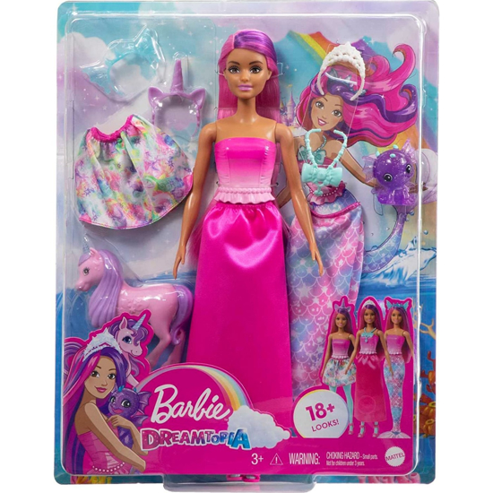 Poza cu Papusa Barbie Sirena care se transforma, MTHLC28