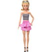 Poza cu Papusa Mattel Barbie Fashionistas cu Par Blond si Fusta Roz 30 cm, MTFBR37/HRH11