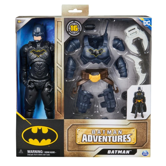 Poza cu Figurina Spin Master Batman Adventures cu 16 Accesorii 30 cm, SPM6067399-20142721