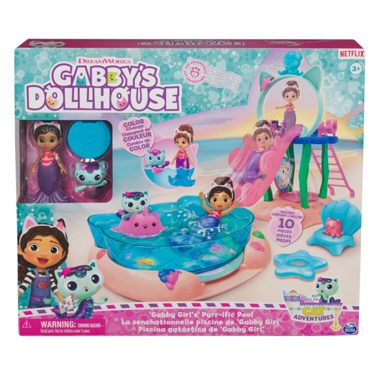 Poza cu Set de Joaca Spin Master Gabby's Dollhouse - La piscina, SPM6067878-20143594
